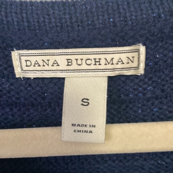 Dana Bachman sweater with metallic sparkling thread size S - Picture 4 of 10